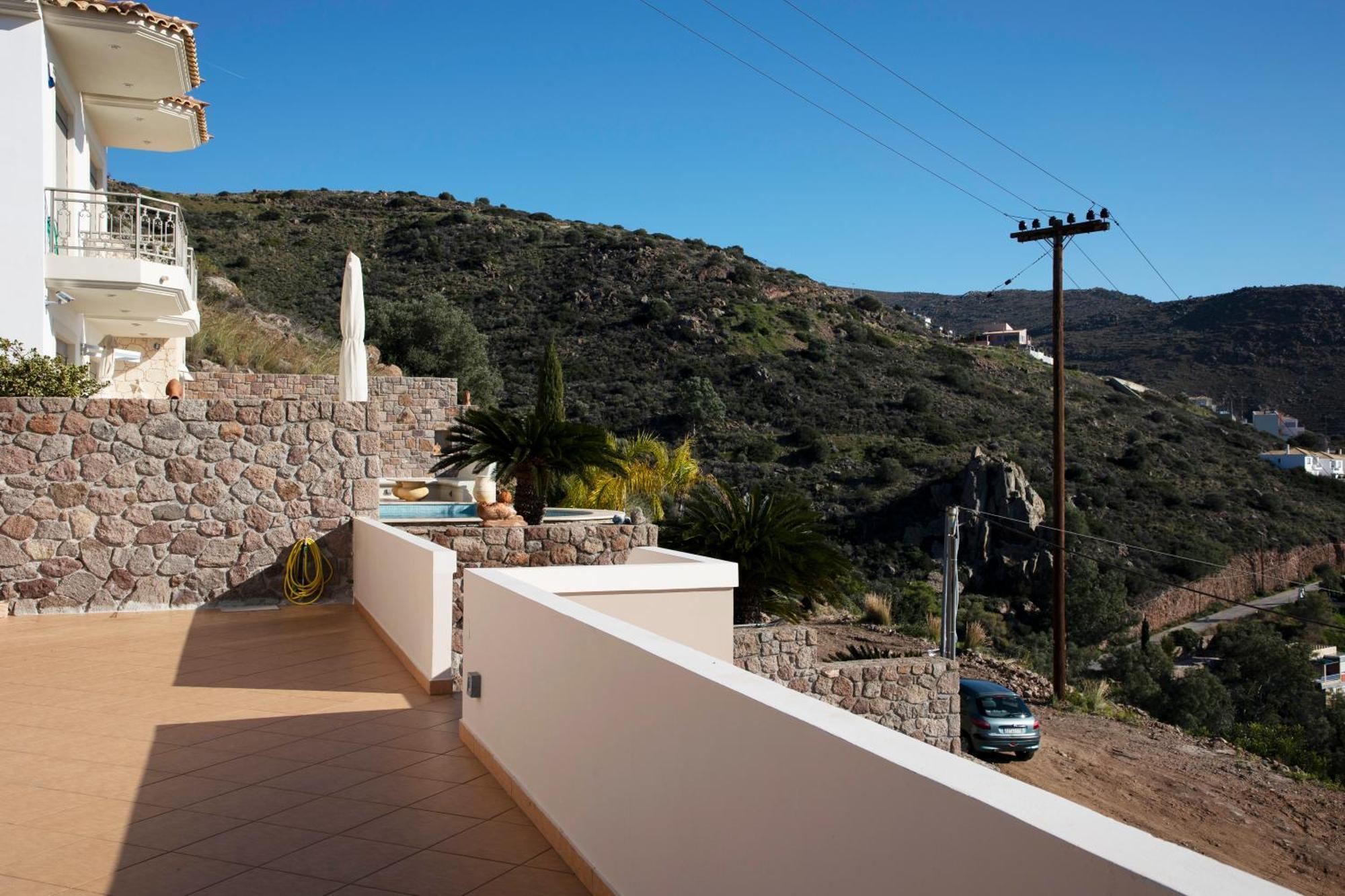 Aegina Sea View Villa Eginitissa Екстериор снимка